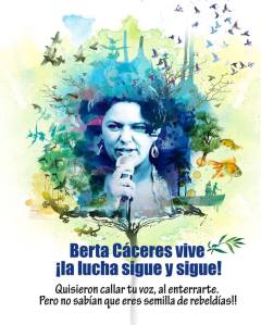 Berta Cáceres86 -poster
